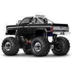 Traxxas 98064-1 TRX-4MT Chevy K10 4x4 1:18 Monster Truck RTR brushed + Akku Lader Schwarz