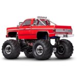 Traxxas 98064-1 TRX-4MT Chevy K10 4x4 1:18 Monster Truck RTR brushed + Akku Lader Rot