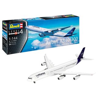Revell 03803 1:144 Airbus A340-300 “Lufthansa" New Livery