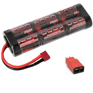 Robitronic SC5000T NiMH Akku 5000mAh 7,2V Stick Pack T-Stecker & Traxxas TRX