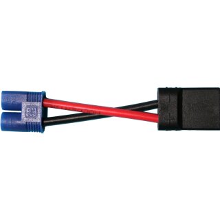 Adapterkabel EC3-Stecker auf TRX-Buchse ca. 7cm EC-3 Traxxas