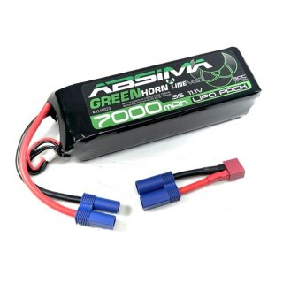 Absima 4140023 Greenhorn Vol.2 LiPo 3S 11,1V-50C 7000 SC (EC5/T-Plug)
