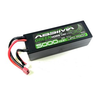 Absima 4140011 Greenhorn Vol.2 LiPo 3S 11,1V 5000mAh 50C HC T-Plug