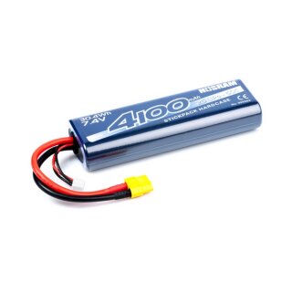 LRP Nosram LiPo-Akku 2S 7,4V 4100mAh 50C Car Stickpack Hardcase XT60 XT-60