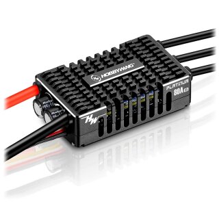 Hobbywing HW30203201 Platinum Pro 80A Regler V5 3-8s, 8A BEC