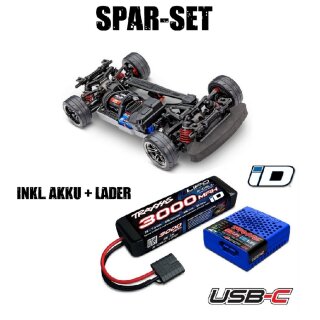 Traxxas 83124-4R5 4-TEC 2.0 Brushless BL-2S 1:10 Tourenwagen RTR + LiPo + Lader
