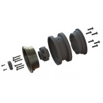 Proline PRO2826-00 1:6 Black Rhino Armory Alum 2.9 Dual Offset SCX6 Felgen (2)