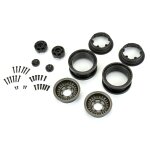 Proline PRO2826-00 1:6 Black Rhino Armory Alum 2.9 Dual Offset SCX6 Felgen (2)