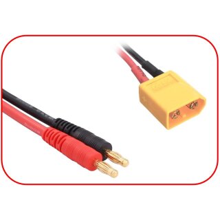 Absima 3040075 Ladekabel 4mm Goldkontaktstecker - XT60 300mm