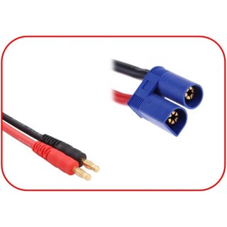 Absima 3040072 Ladekabel 4mm Goldkontaktstecker - EC5 300mm