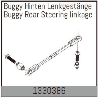 Absima 1330386 Hinteres Lenkgestänge für Buggy