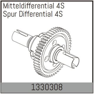 Absima 1330308 Mitteldifferential 4S