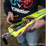 ProBoat PRB08049T1 Blackjack V2 Catamaran Brushless: RTR, Heat Wave Visual