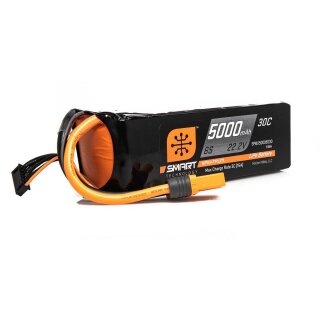 Spektrum SPMX50006S30 6S 22,2V 5000mAh 30C Smart LiPo-Akku IC5 EC5
