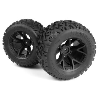 Maverick MV150680 Mounted Linebacker Tire on MT Wheel (Schwarz/2Stk.)