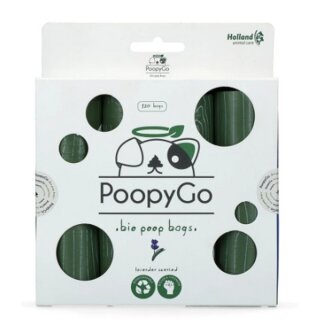 PoopyGo Eco Kotbeutel Umweltfreundlich 120 St. (8x15 Beutel) Lavendel
