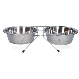 Speise- und Trinkschale Edelstahl mit Ständer Ø21cm (1750ml)