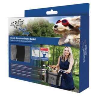 AFP Fahrradkorb für Hunde mit Aluminiumrahmen