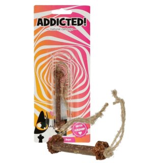 Addicted! Katzenspielstock mit Seil aus Madnip