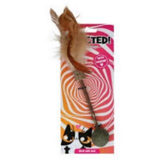 Addicted! Stock mit Feder und Ball aus Madnip