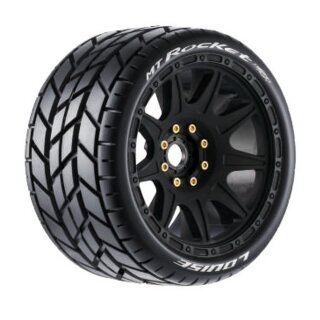 LOUISE LOUT3353SB MT-Rocket MFT soft Felge schwarz 17mm (2) 1:8 Monster Truck