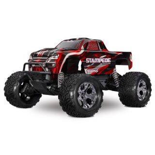 Traxxas 36354-4 Stampede Brushless BL-2S 2WD Monster Truck 1:10 RTR 2,4GHz rot
