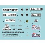 Italeri 3684 1:24 Lamborghini Countach 25th Anniversary 510103684