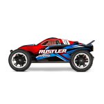 Traxxas 37254-8 Rustler 1:10 2WD Stadium-Truck RTR Clipless rot inkl. Akku/Lader