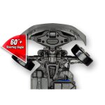 Traxxas 105237-4 4-TEC 2024 Ford Mustang 1:10 Drift RTR Clipless weiß