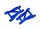 Traxxas TRX2758-BLUE Heavy-Duty Querlenker hinten blau l/r (2)