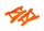 Traxxas TRX2758-ORNG Heavy-Duty Querlenker hinten orange l/r (2)