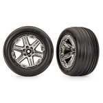 Traxxas TRX3779 Rillen-Reifen auf 2.8 RXT-Felge chrom...