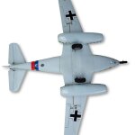 Spektrum EFLU31050 UMX Me 262 30mm EDF Jet BNF Basic mit AS3X und SAFE Select