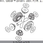 Absima 1330427 Diff. Zahnradsatz m. Wellen V/H 1:8