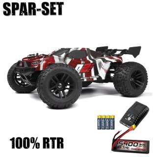 Maverick MV150407 Quantum2 XT Flux 1:10 Stadium Truck brushless rot 100% RTR SET