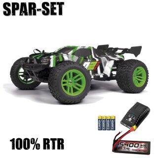 Maverick MV150408 Quantum2 XTFlux 1:10 Stadium Truck brushless grün 100% RTR SET