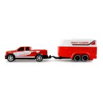Amewi 22681 1:64 RC Pickup Die Cast mit Pferdeanhänger RTR rot mit Licht