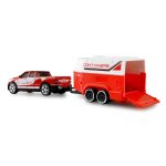 Amewi 22681 1:64 RC Pickup Die Cast mit Pferdeanhänger RTR rot mit Licht