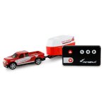 Amewi 22681 1:64 RC Pickup Die Cast mit Pferdeanhänger RTR rot mit Licht