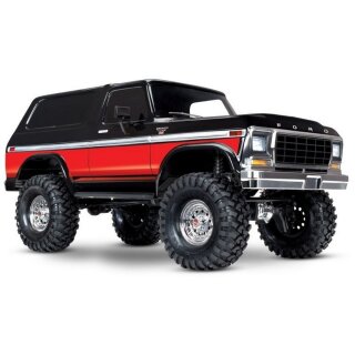 Traxxas 82246-4-RED 1:10 Ford Bronco Crawler Brushed Clipless RTR schwarz/rot