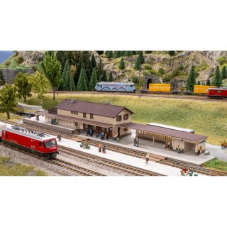 NOCH 63005 Laser-Cut Bahnhof „Bergün“ Spurweite N