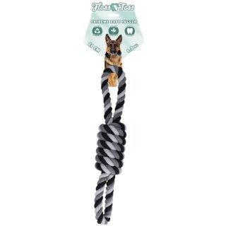 Floss Toss nachhaltiges Seil für Zahnpflege für Hunde - 61cm