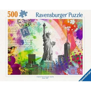 Ravensburger 00368 Puzzle Postkarte aus New York Teileanzahl: 500
