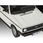 Revell 05636 1:24 Geschenkset "50 Years of the VW Golf 1" mit Basiszubehör