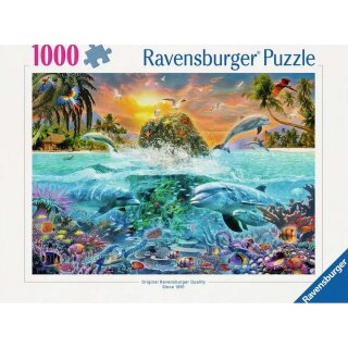 Ravensburger 00887 Puzzle Die Unterwasserinsel Teileanzahl: 1000