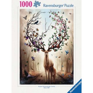 Ravensburger 00459 Puzzle Magischer Hirsch Teileanzahl: 1000