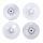 Traxxas 10457-WHT Felgen-Discs weiß (4) für Slash Modified TRX10457-WHT