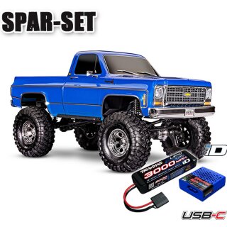 Traxxas 92056-4 TRX-4 Chevrolet K10 High Trail 1:10 4WD 100%RTR ID-Set Blau