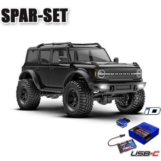 Traxxas 97074-1 TRX-4M Ford Bronco 4x4 RTR 1:18 4WD - Starter-Set schwarz