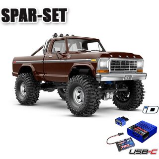 Traxxas 97044-1 TRX-4M Ford F-150 High Trail RTR 1:18  - Starter-Set Braun